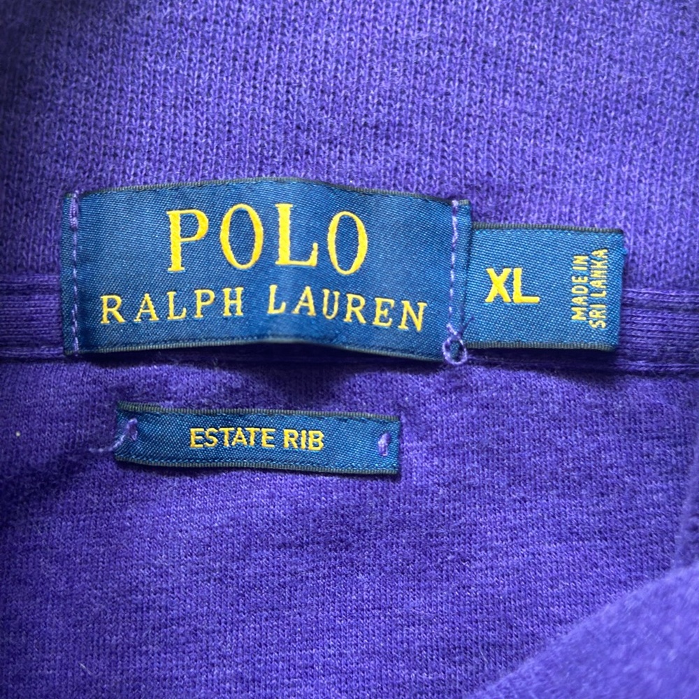 Ralph Lauren Polo Purple Estate Rib Sweater - Picture 4 of 4